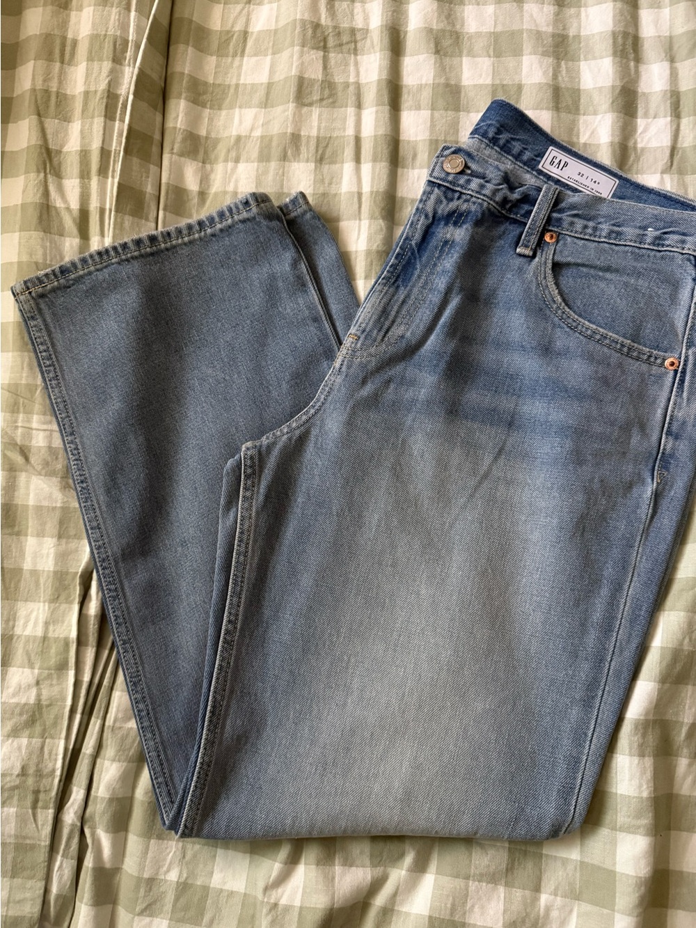 GAP Women's Blue Straight Jeans